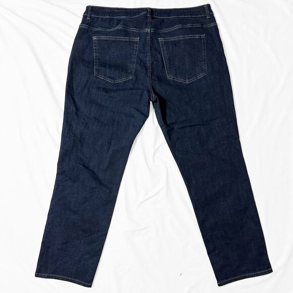 Warp + Weft Amsterdam Slim Jeans Mens Actual Size 39x30 Dark Blue Denim Straight - Picture 4 of 11
